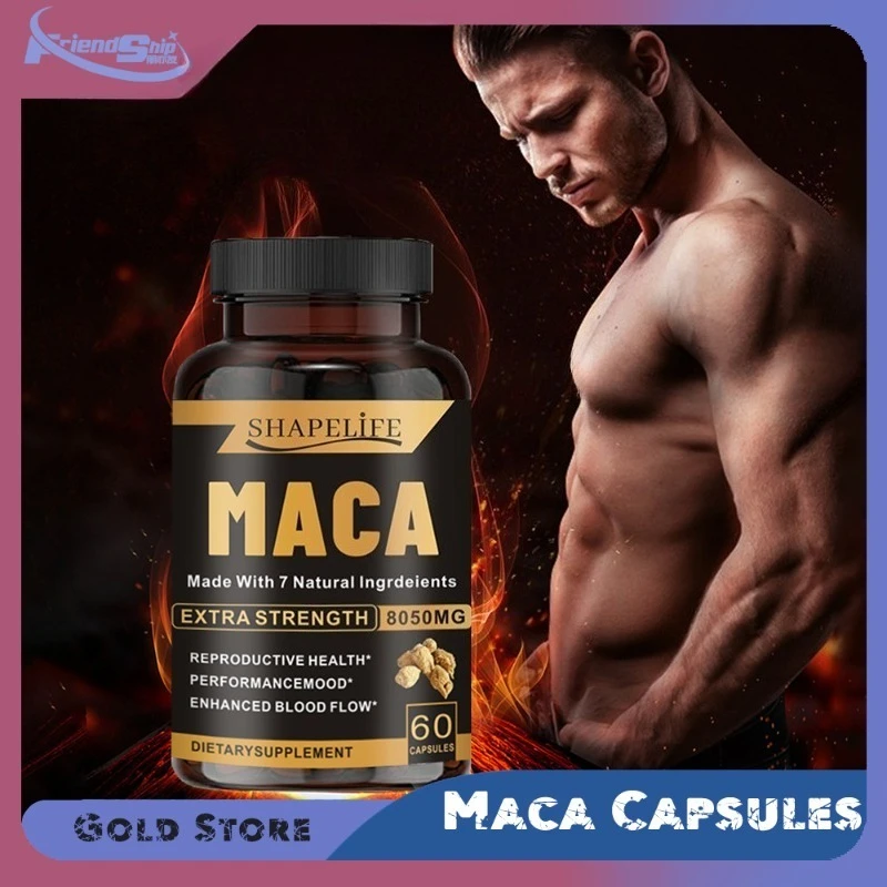 60/120/180 قطع 7 في 1 كبسولات جذر الماكا الفاخرة كبسولات نباتية من ماكاماكا لمدة 5 أشهر #1
