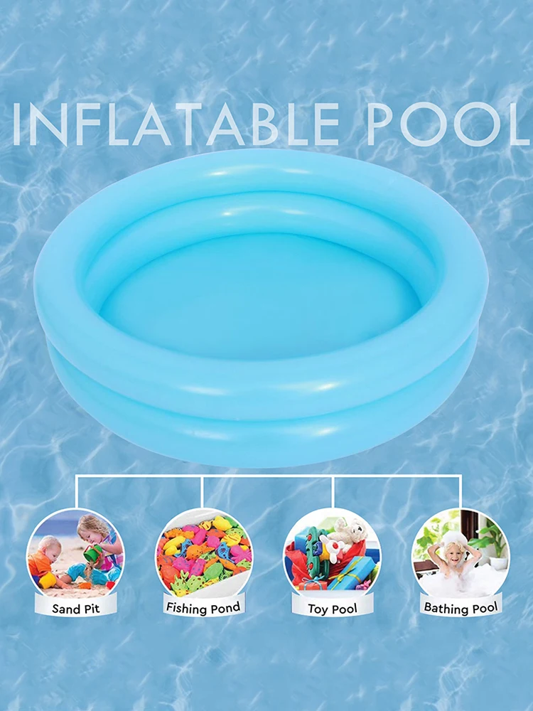 Piscine gonflable d'été pour bébé, bassin rond pour enfants, eau de Sport en plein air