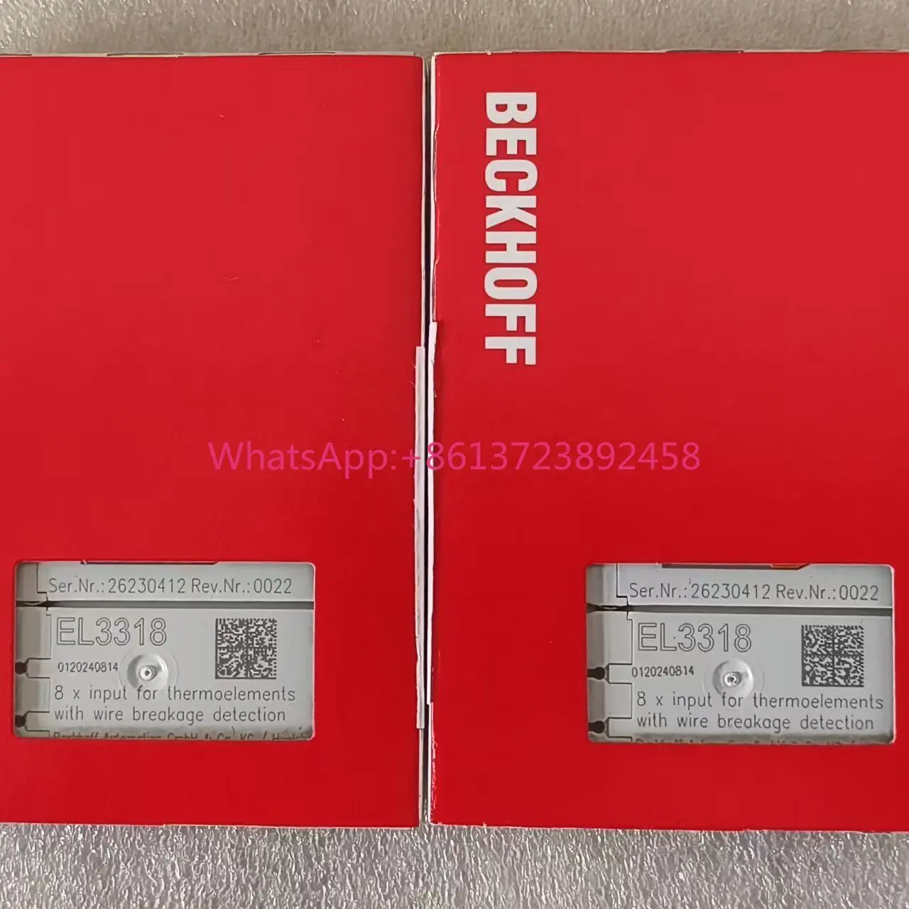 

BECKHOFF EL3318 EL3202 with code, German Beckhoff mold