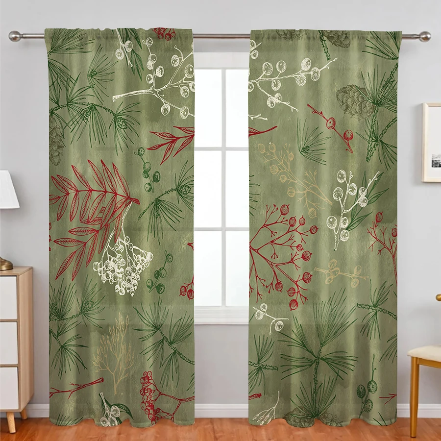 2 stuks kerstgordijnen, wit, r - Curtain Rods recensie en prijs