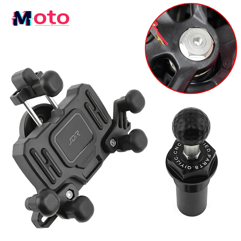 

For Benelli 752S 752 S Motorcycle Modified Navigation Stand Holder Phone Bracket Upper Connecting Plate Decorative Nut