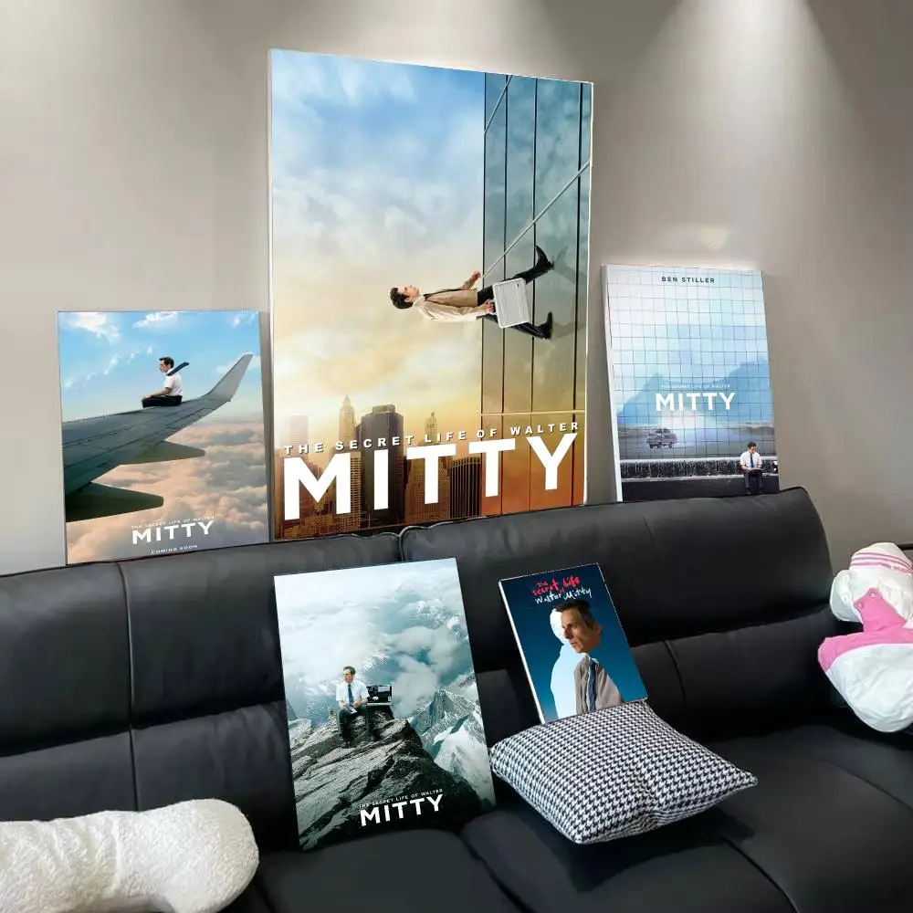 Movie T-The Secret Life of Walter Mitty Poster Modern  Wall Art Aesthetic Minimalist Bedroom Decor Cafe Home Gift
