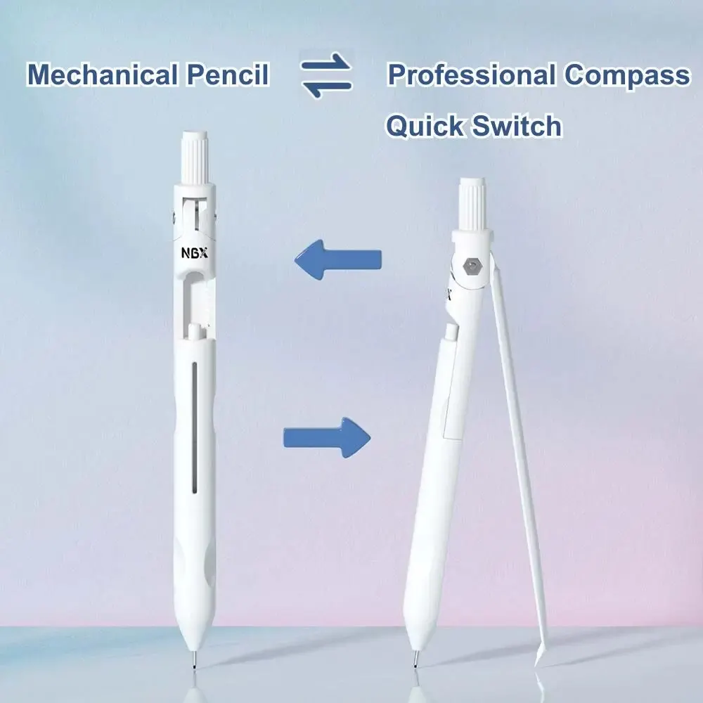 Piece of Compass Pen, Dual-purpose Tool for Drawing and Writing,Office and Study Stationery