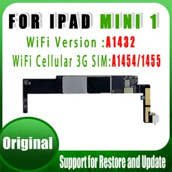 A1432 wifi Version A1454 or A1455 Original Free iCloud for Ipad MINI 1 Motherboard for Ipad MINI 1 Logic boards with IOS Syste