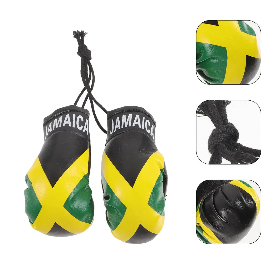 

4pcs 10 Cm Realistic Boxing Glove Pendant Christmas Decoration Holiday Decor Hanging Ornament For Car Mirror Home Office