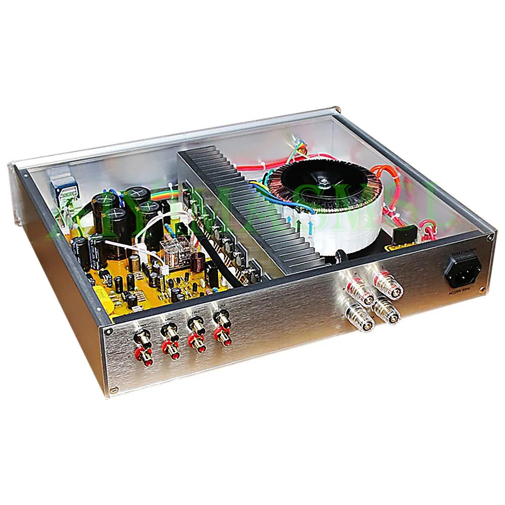 AIYIMA SMSL HIFI 2.0 Vocal Tract 250W Combined   Amplifier  MJL4281AG MJL4302AG tube LM4562 Op amp ALPS27 Amplifier, Audio