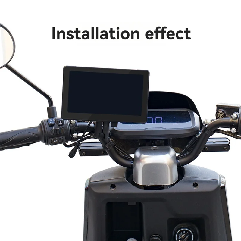 

7 Inch Motorcycle Dash Camera DVR Car GPS Navigator High-Definition IPS Screen Dual Bluetooth Carplay Car MP5 Player