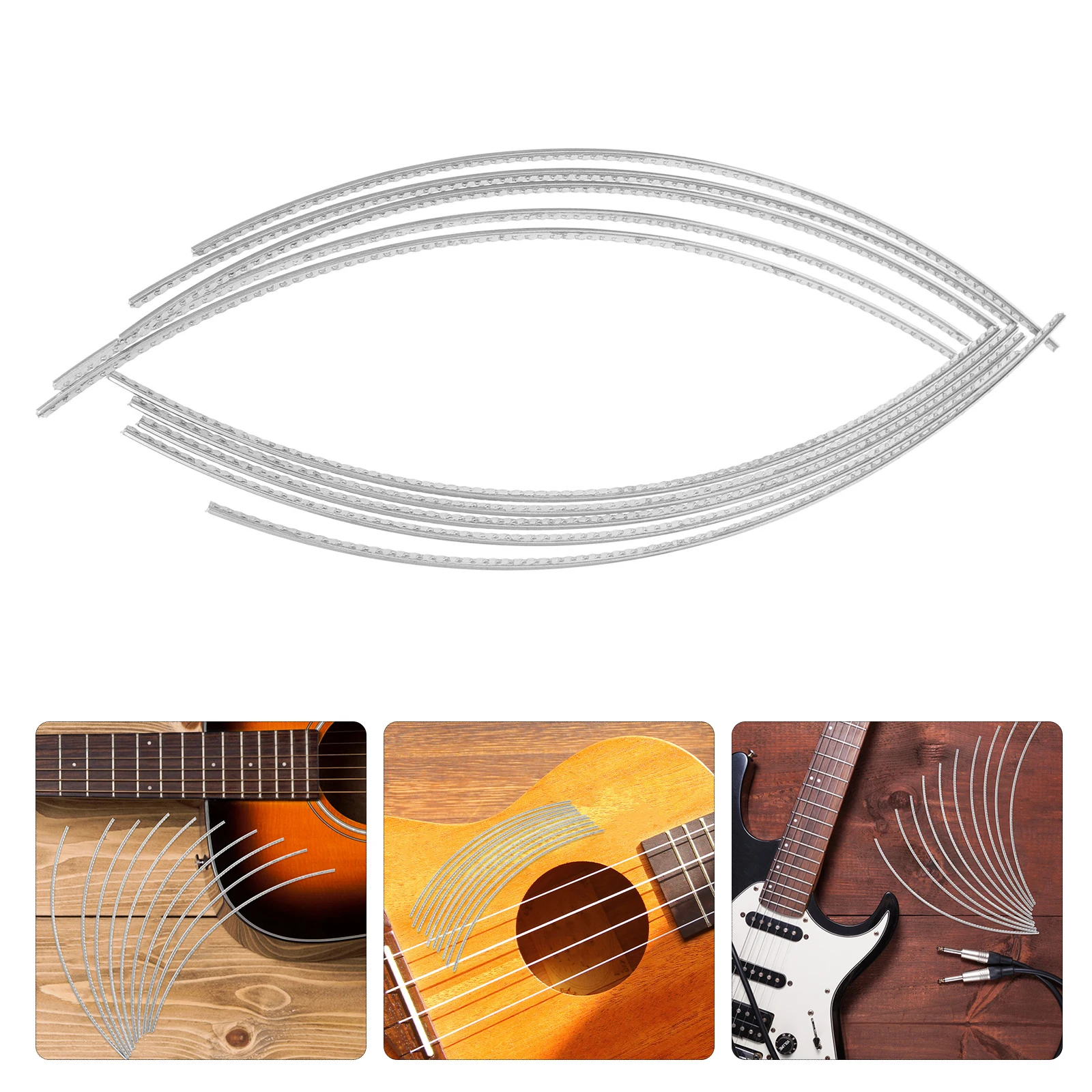 

10 Pcs Guitar Fret Tool Parts Fretwire Luthier Kit Accessories Accessory Copper for Cupronickel Wires