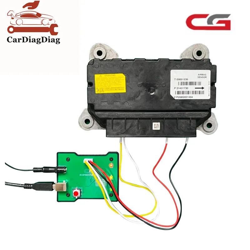 

CG For Volvo TMS570 OBD Airbag Reset Tool Airbag ECU Reset Clear Collision Memory No Welding&Opening Cover High Quality