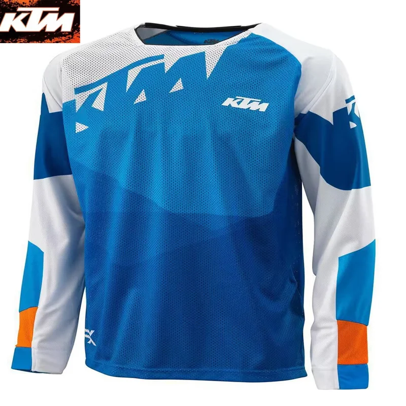 AliExpress 2024 Men's Downhill Jersey KTM MTB Mountain Bike Mtb Shirts Offroad Dh Motorcycle Motocross Sportwear Bicycle Racing Cycling