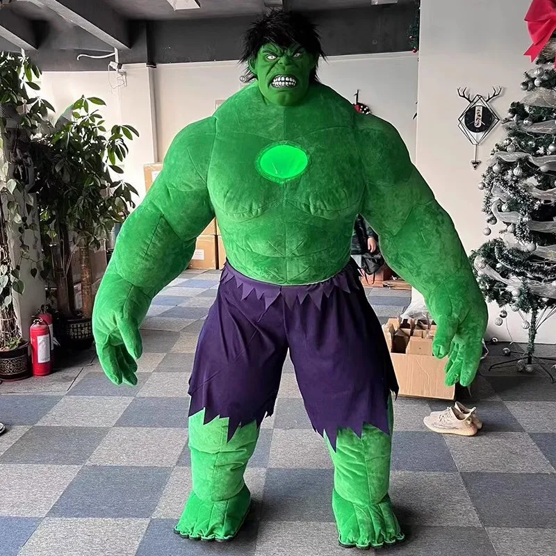 220cm Huge Inflatable Hulk Green Giant Green man Cartoon character Mascot Costume Fancy Dress Party Advertising Ceremony props