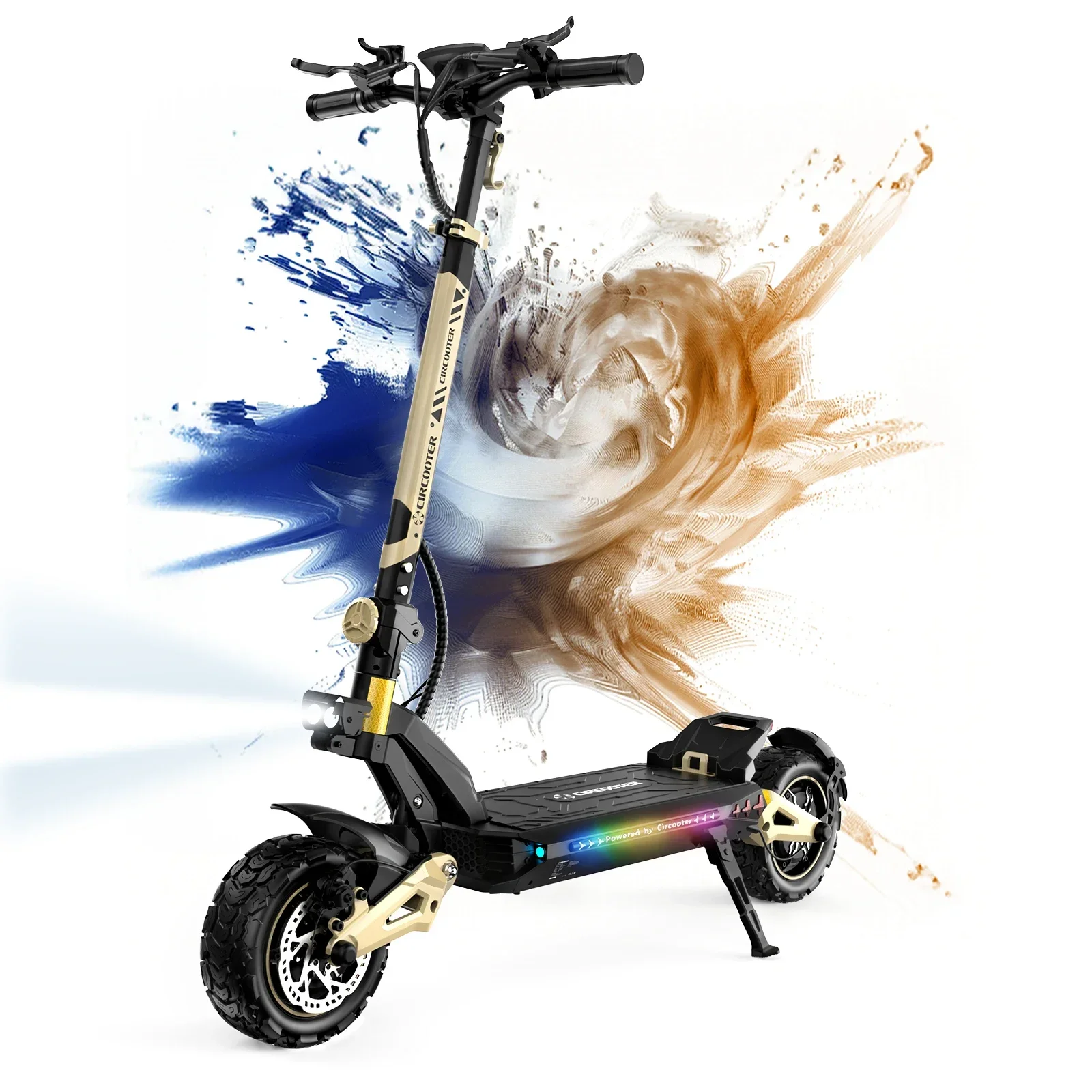 

Электрический самокат для взрослых Circooter Cruiser pro, двигатель 2400 Вт, складной электронный самокат 48 В, 20 Ач, 11-дюймовая шина, электросамокат для бездорожья