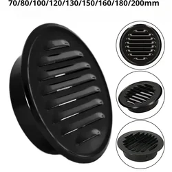 Stainless steel 70-200mm Exterior wall air outlet vent grille round duct cap air ventilation cover hole plug ventilation system