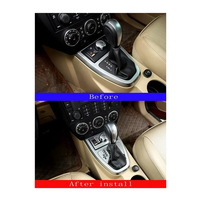 

Для Land Rover Freelander 2 2007-2012 автомобильный центральный контроль, регулировка управления, накладка + переключатель передач, наклейки против царапин