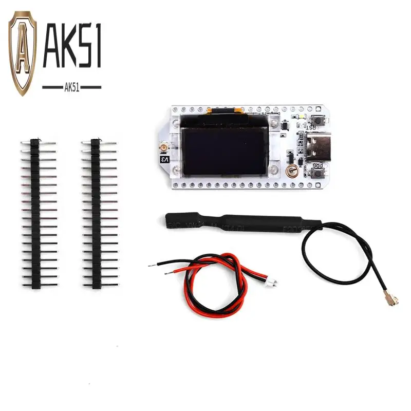 AK51-H ELTEC AUTOMATION SX1262 ESP32 OLED WIFI Lora V3 Development Board 0.96 Inch OLED Display BT+WIFI Lora Kit For Arduino