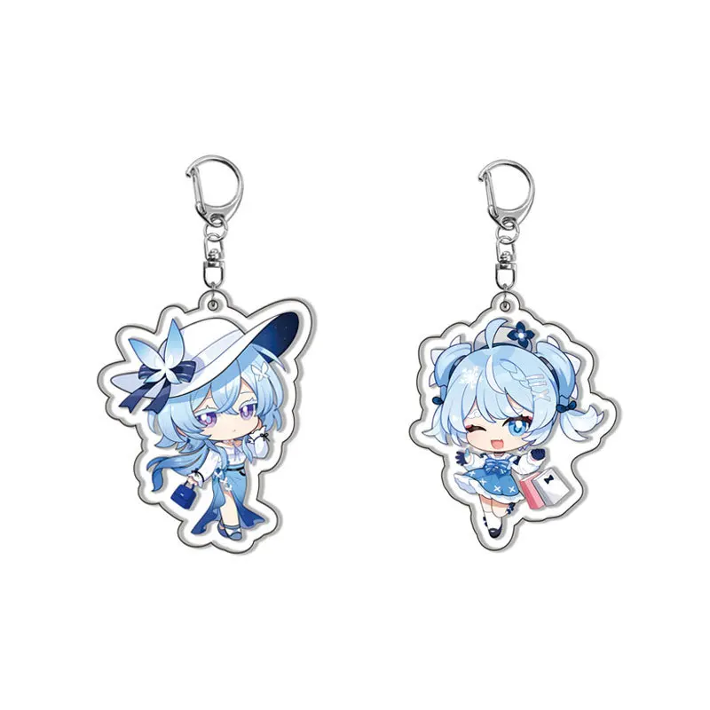 New Cute The Shorekeeper Keychains Hot Game Wuthering Waves Acrylic Key Chain Desktop Ornaments Standing Anime Pendant gifts