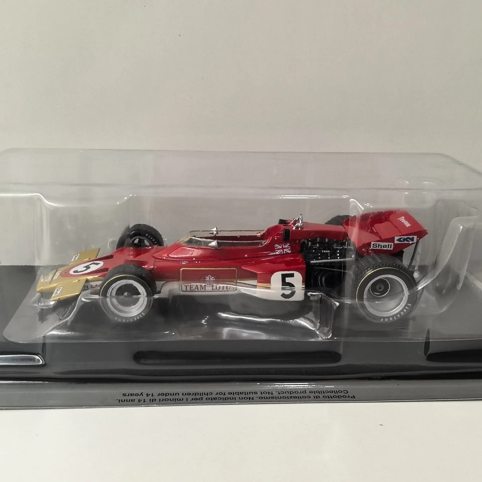 Diecast IXO 1/24 Scale LOTUS 72C #5 1970 F1 37 Formula Racing Car Alloy Car Model view 5