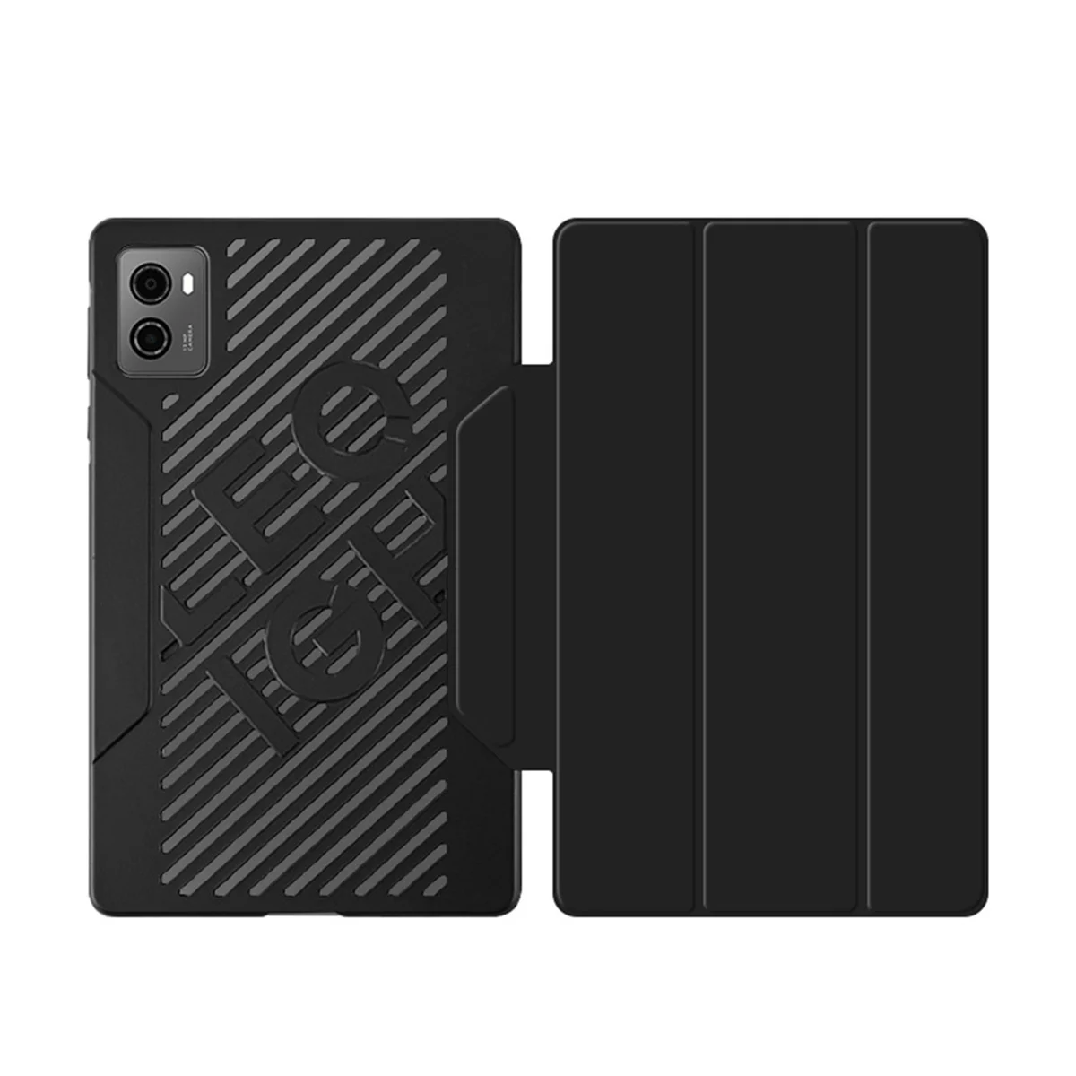 

T07C-For Lenovo Legion Y700 2Nd Generation 8.8Inch Gaming Tablet Tri-Folded Stand Case Cover Black