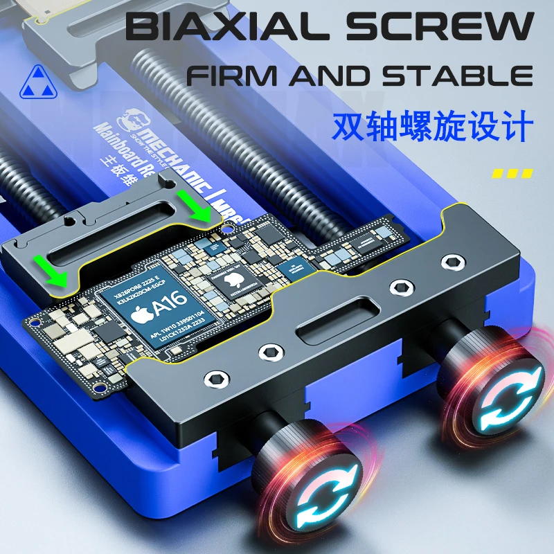 MECHANIC MR6 Max Universal PCB Board Holder Double-Bearing Soldering Fixture for Mobile Phone Mainboard IC Chip Maintenance Tool