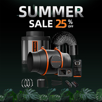 2025 New Spider Farmer 4Inch/6Inch Inline Fan Combo Ventilation System With GGS Controller for Grow Tent Kits