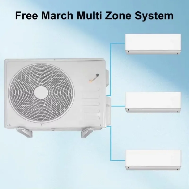 

2 3 4 5 Zone 9000-24000Btu Mini VRF AC System Wall Mounted Split Inverter AC Unit Cooling and Heating Air Conditioning Premium