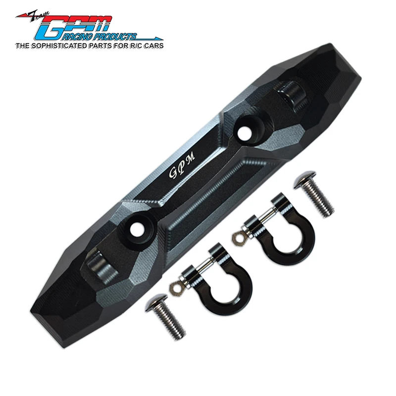 GPM Aluminum Rear Bumper With D-Rings For TRAXXAS 1/10 E-Revo Vxl Brushless