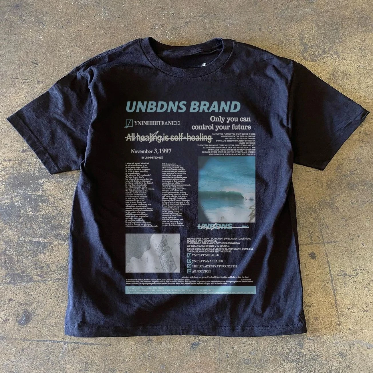 

Cotton American-style Casual Harajuku Style Student Male and Female Couple Design Sense Short-sleeved T-shirts