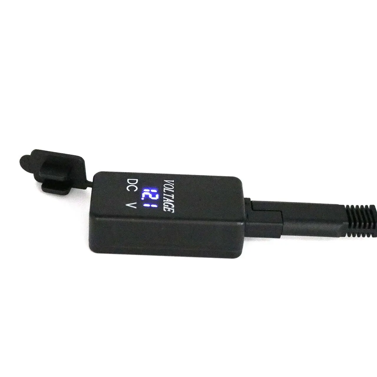 SAE na USB Adapter z woltomierzem motocykl szybkozłączka z wodoodporna podwójna ładowarka USB do smartfona Tablet GPS