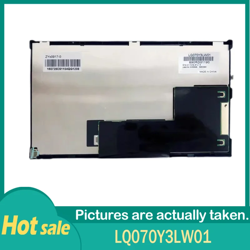 

100% Original LQ070Y3LW01 7" Inch 800*480 TFT-LCD Display Screen