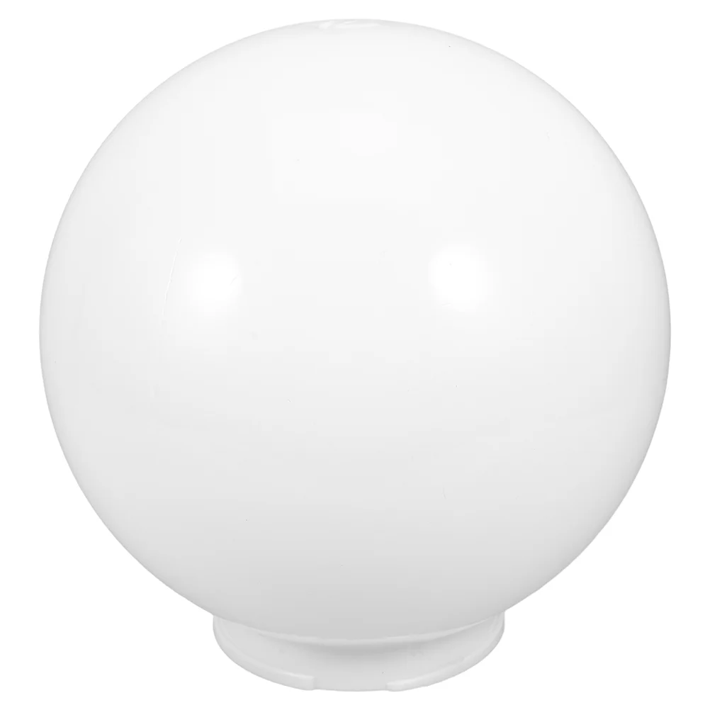 Replacement Lamp Post Globe Acrylic Lampshade Ceiling Fan Light Cover Spherical Vintage White Bulbs