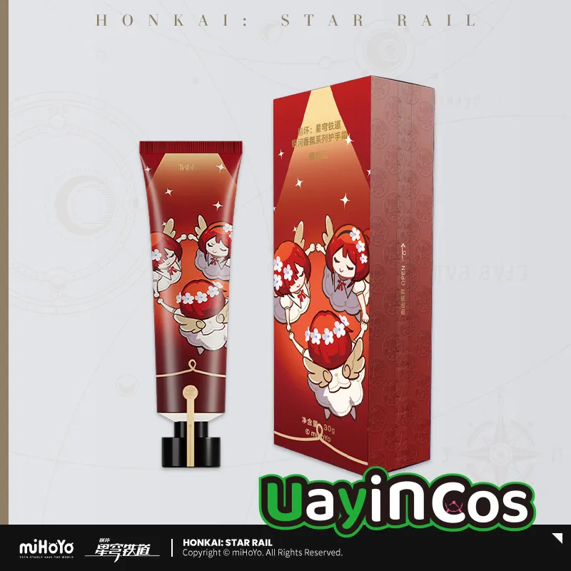 

In Stock Original Honkai：Star Rail Tribios Mydei Hyacine Cipher Hand Cream Hand Lotion Hands Skin Care Anime Game Toy Kids