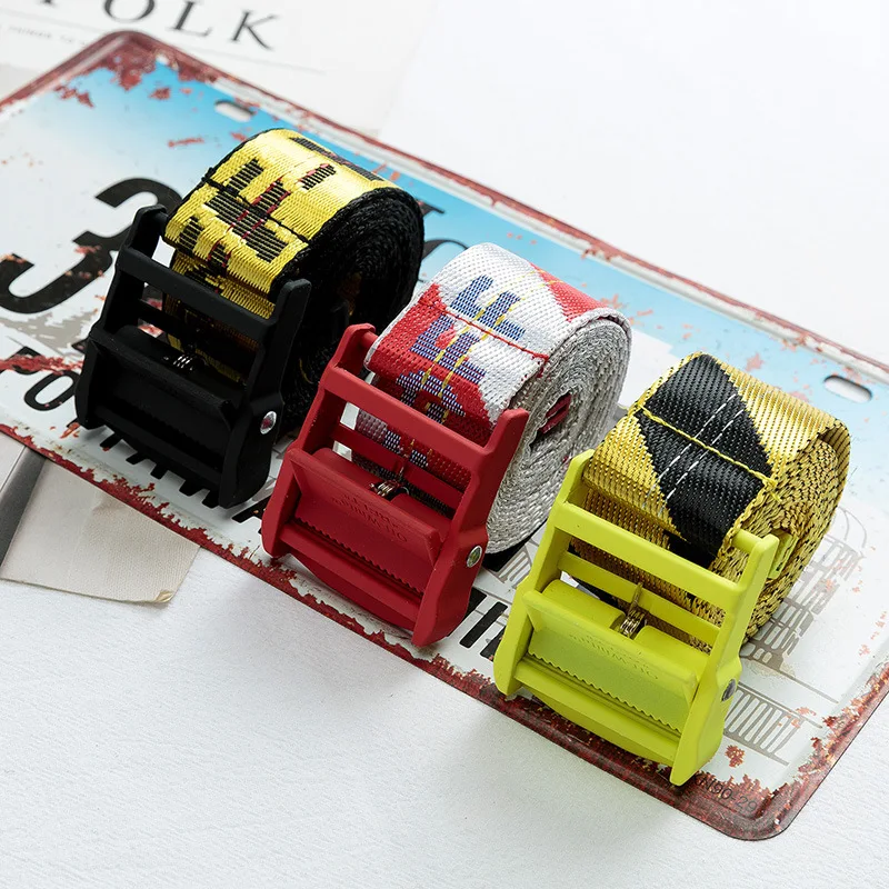 DIY Handmade Woven Industrial-Style Canvas Embroidered Belt