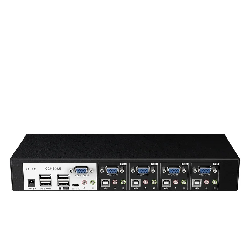 newMt-Viki Automatic Usb Vga 4 Port Kvm Switch With Audio Output