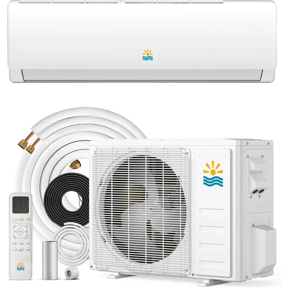 

Mini Split AC/Heating System - 17 SEER2 17000 BTU Mini Split AC Unit Inverter Heating and Cooling, 230v Energy EfficientCustomiz