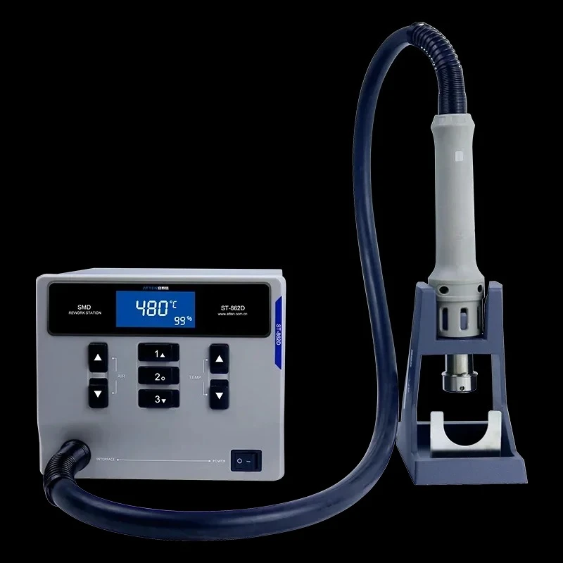 ST-862D Hot Air Gun Soldering Station Lead-free Intelligent Digital Display 1000W Rework Station For Phone PCB Chip Repair - Image 3