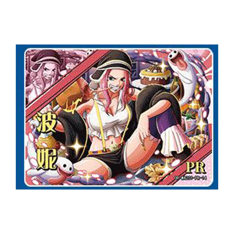 Anime ONE PIECE Rare PR Reflections Flash Cards Katakuri Doflamingo Ace Sakazuki Toys for boys Collectible Cards Birthday Gifts