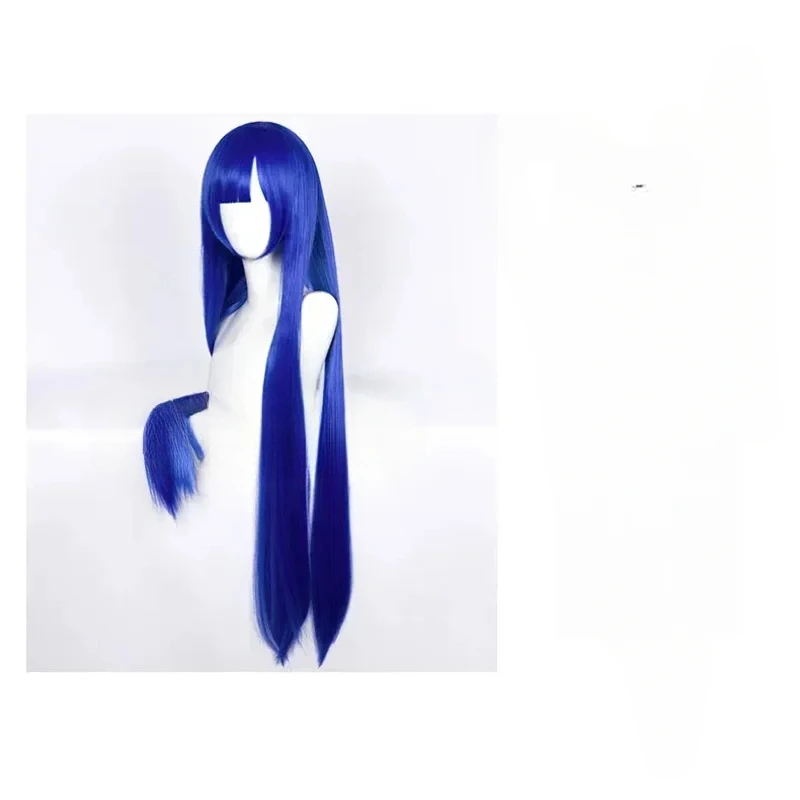 Land van de glanzende Houseki Geen Kuni Lapis Lazuli Pruik voor Vrouwen Meisjes Blauwe Rechte Cosplay Pruiken Kostuum Partij