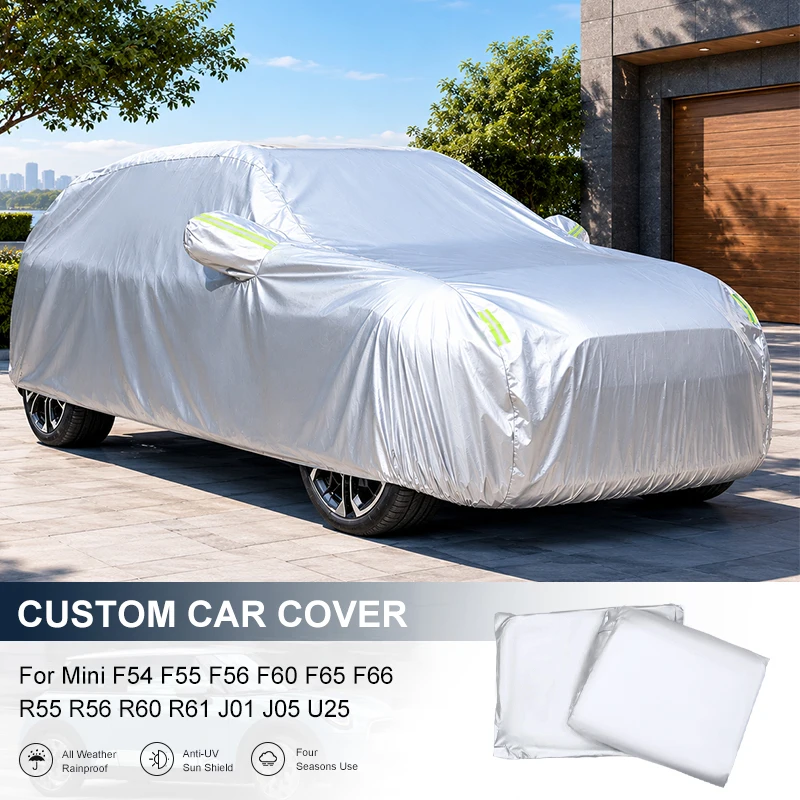 For Mini Cooper F56 R56 F65 F66 J01 J05 R60 Car Outdoor Protection Covers Oxford Cloth Waterproof Sunshade Snow Car Full Cover