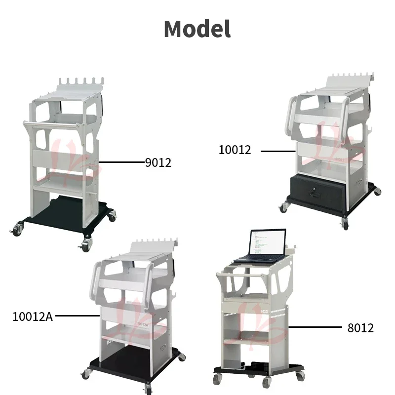 9012 10012A 10012 8012 Programming Trolley with Rolling Wheels Storage Space with Drawers Regulated Power Supply Storage