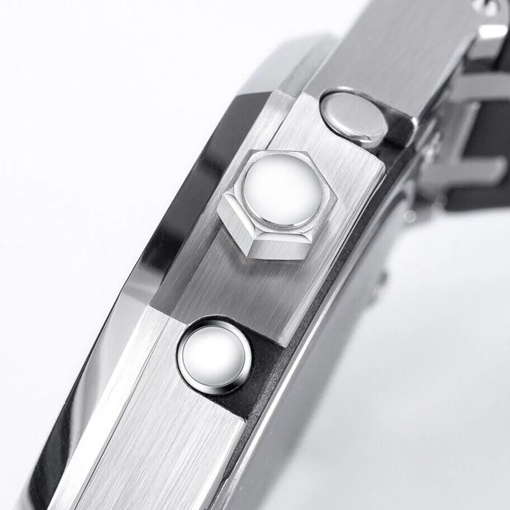 Metal Bezel Strap Mod Kit For Casioak Gen 5 GM2100 Modification Stainless Steel Full Metal Case Band With Tools