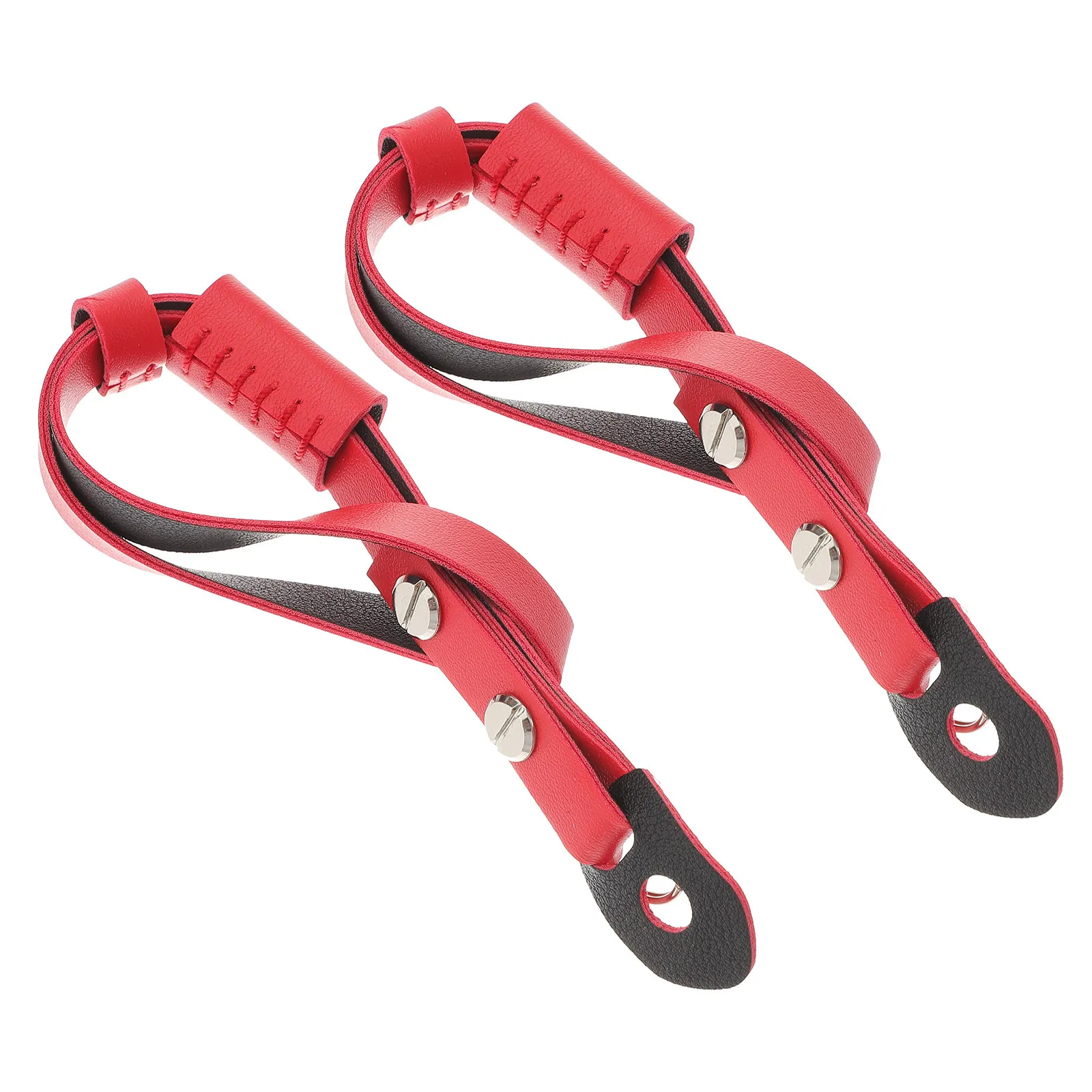 2Pcs Soft Touch Cowhide Camera Wrist Band for Dslr Mirrorless Cameras Adjustable Secure Grip Long Service Life Fashionable