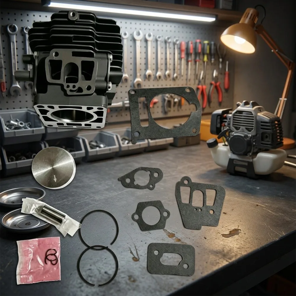 SL FR460 Cylinder Cylinder Kit For SL For Engine Repair Robust Steel Construction Optimal Engine Function For SL Chainsaws FR460