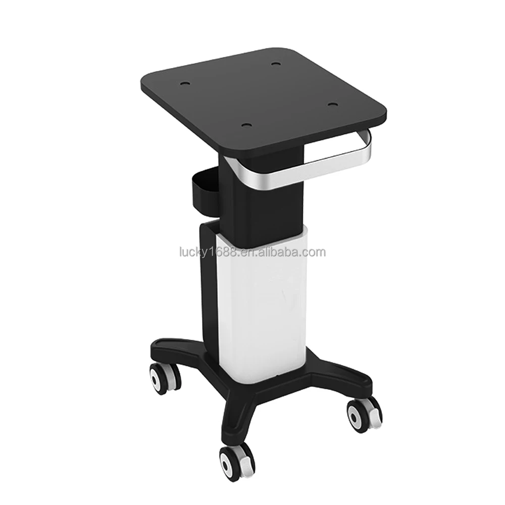 Factory Price Salon Furniture Rolling Ultrasound Beauty Machine Trolley with Four Wheels