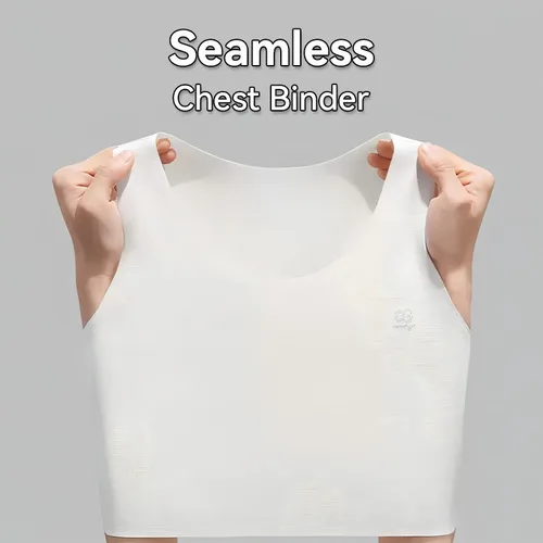 Carpeta de pecho sin rastro, sin metal, sin gancho, carpeta de pecho sin costuras