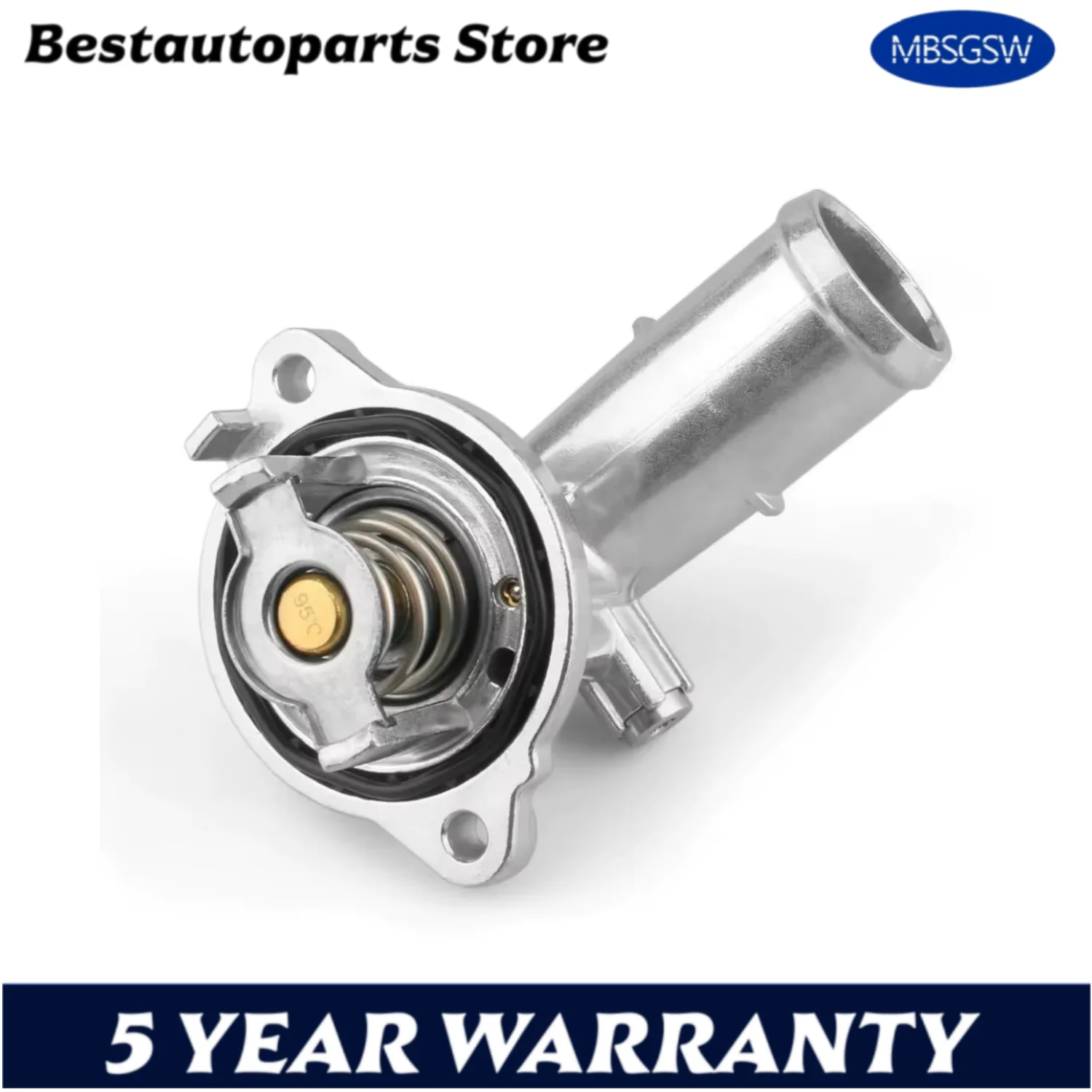 Engine Parts Aluminum Thermostat Housing Fit 3.6 L Gas V6 DOHC For Jeep Grand Cherokee Wrangler Dodge Durango 3.6L ERB 2010-2022