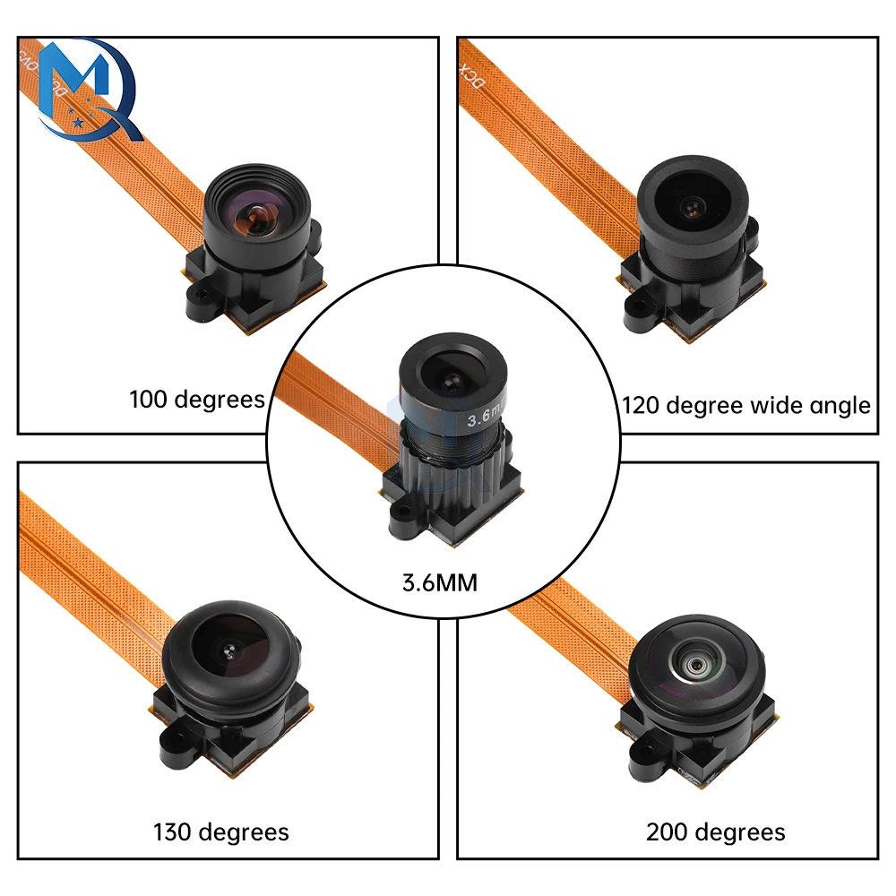 OV5640 Camera Module 5-megapixel Ultra Wide Angle Lens DVP Interface for ESP32 Development Board