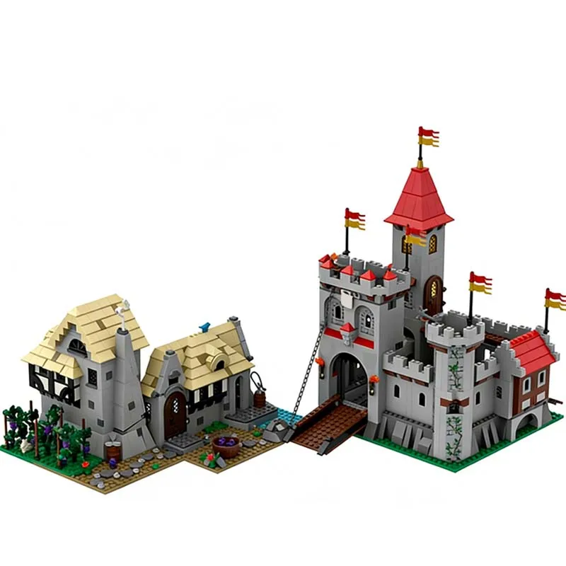 998-teiliges City Street Vinedresser's Half Timbered MOC Modulares Baustein-Modell Technologie DIY Jungen-Spielzeug Weihnachtsgeschenk