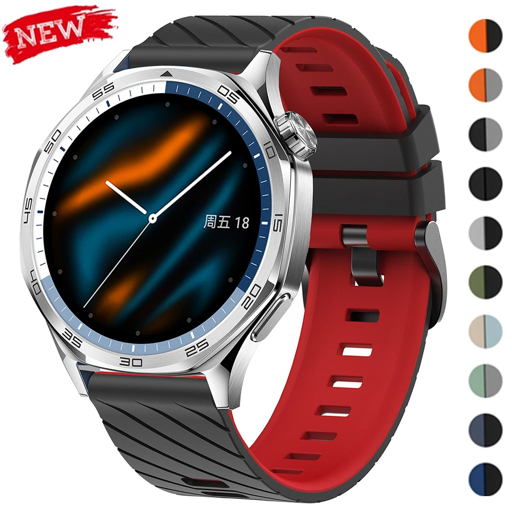 22mm Twill-Armband für Huawei Watch GT6 Pro GT5/4/3 46mm Band für CMF Watch Pro 2 3 Weiches Silikon-Ersatzarmband Correas