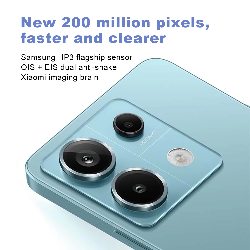 Xiaomi Redmi Note 13 Pro 5G Global Rom 120Hz screen 1.5K Snapdragon 7S Gen 2 5100mAh Battery 67W Fast Charging 200MP camera