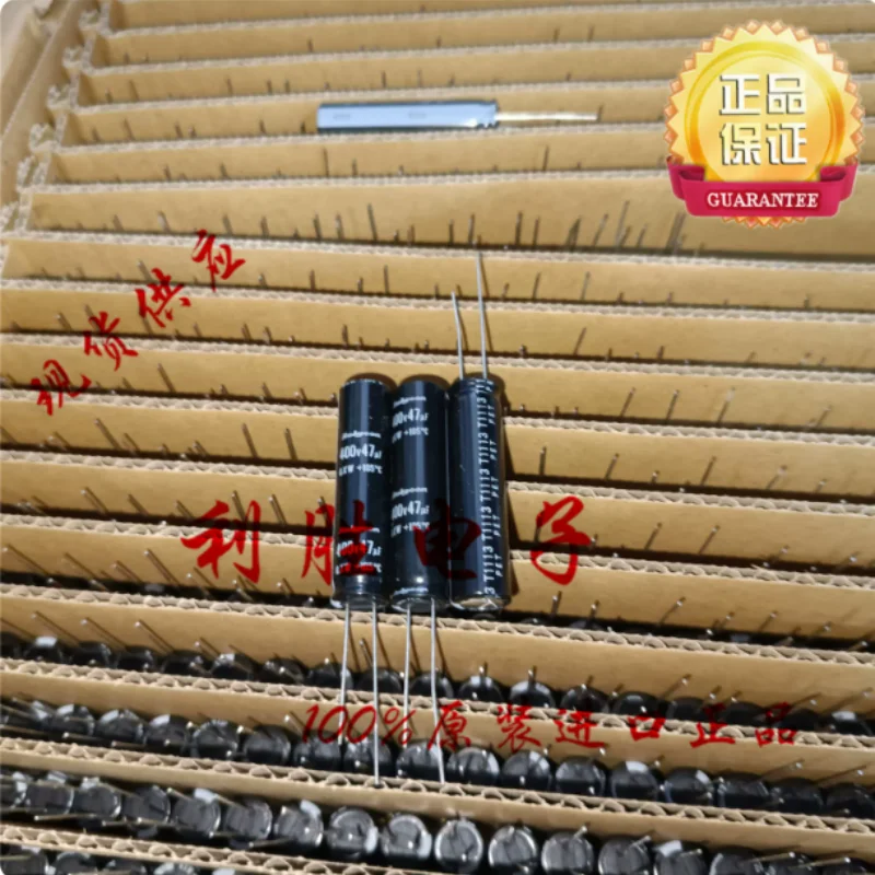 

10PCS-100PCS 47UF 400V Japanese Ruby Electrolytic Capacitor 400V47UF 10 * 40 QXW High Frequency Low Resistance